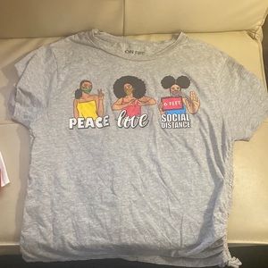 T-shirt with message